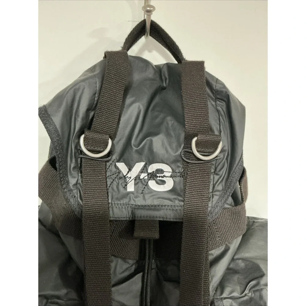 Y 3 Utility Backpack Logo Men Bag Yohji Yamamoto Adidas Collaboration, Black